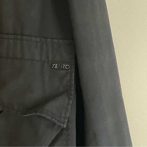 Kenzo Black Twill & Corduroy Jacket - Picture 8 of 9